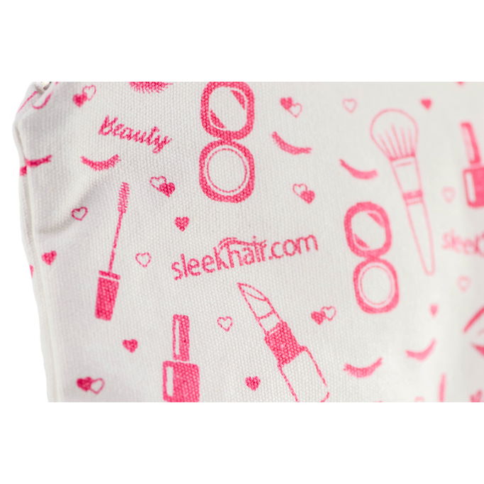 Sleekhair Beauty  Zippered Makeup Bag