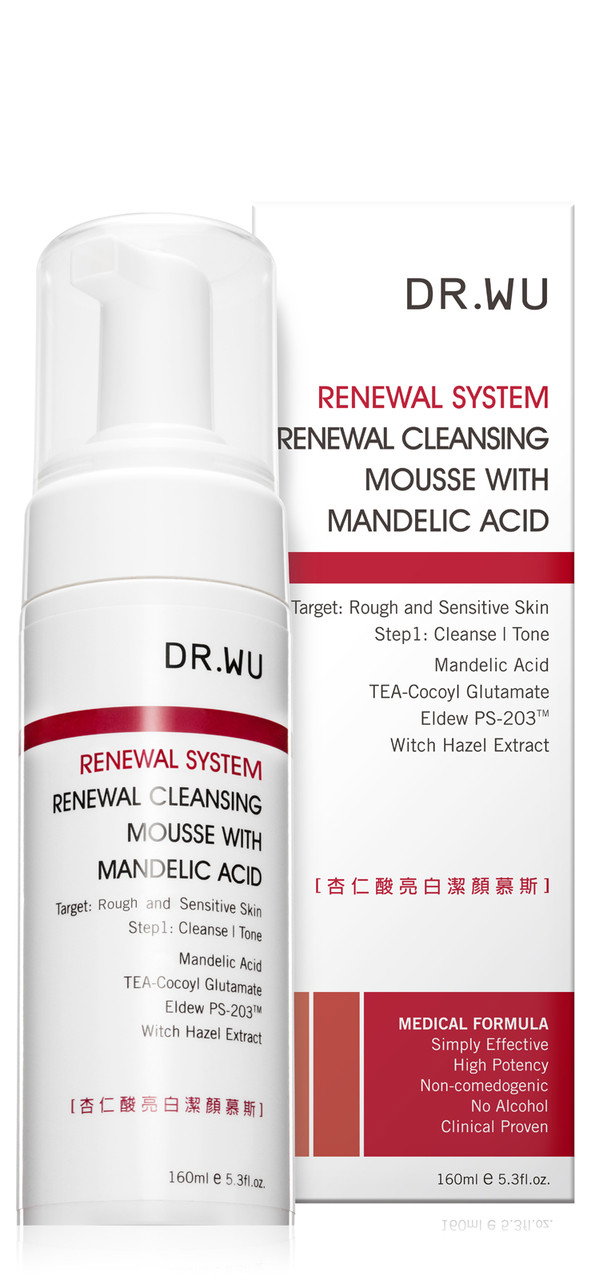 Dr.Wu Renewal System Renewal Cleansing Mousse (with Mandelic Acid)-image1 Dr.Wu Renewal System Renewal Cleansing Mousse (with Mandelic Acid)-image1