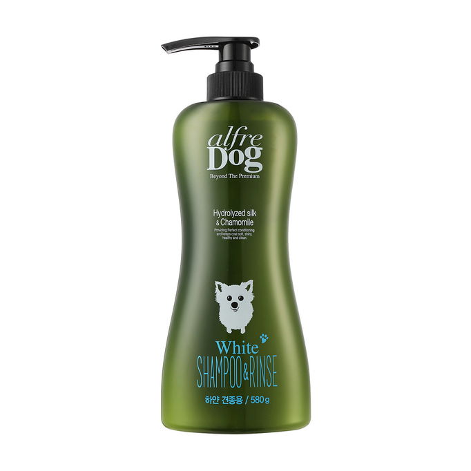 AlfreDog Hydrolized Silk & Chamomile White Shampoo and Rinse