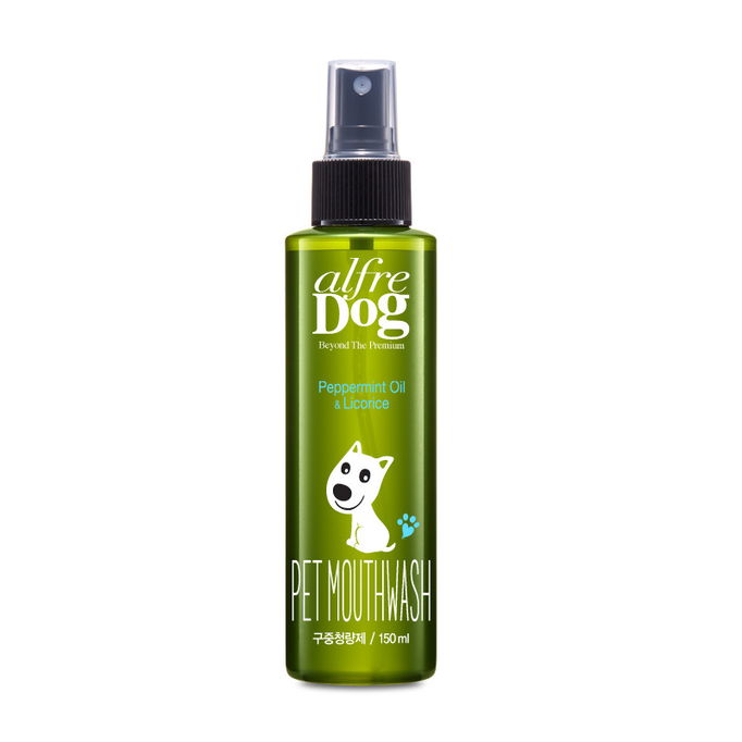AlfreDog Peppermint Oil & Licorice Pet Mouthwash