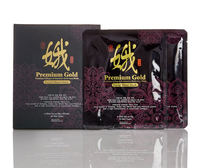 Asamo Premium Gold Collagen Hydrogel Mask