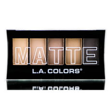 L.A. Colors 5 Color Matte Eyeshadow - CEM480-image1