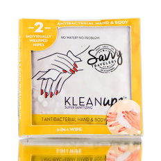 Savvy Travelers KleanUps 2-in-1 Antibacterials-image1