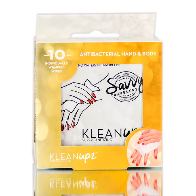 Savvy Travelers KleanUps 2-in-1 Antibacterials Savvy Travelers KleanUps 2-in-1 Antibacterials