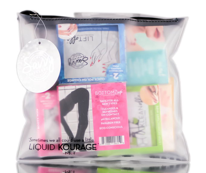 Savvy Travelers Liquid Kourage Completely Clever Carry-On Savvy Travelers Liquid Kourage Completely Clever Carry-On