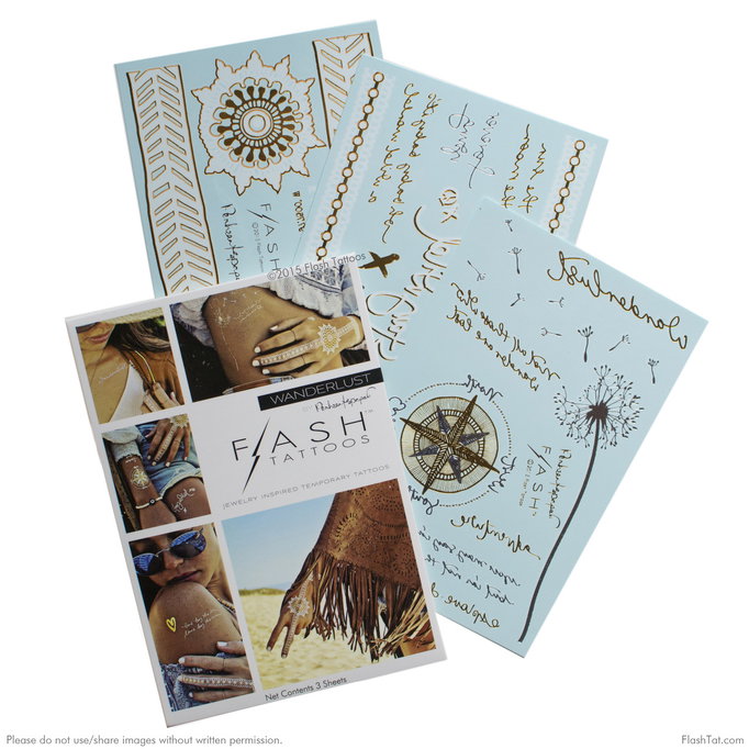 Flash Tattoos - Wanderlust Flash Tattoos - Wanderlust
