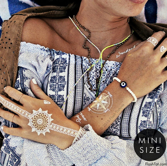 Flash Tattoos - Wanderlust Flash Tattoos - Wanderlust
