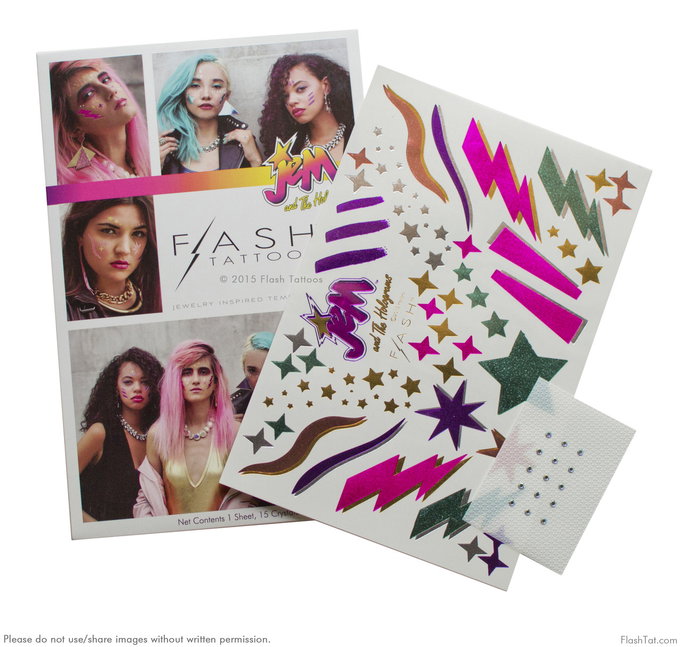 Flash Tattoos - Jem and The Holograms Flash Tattoos - Jem and The Holograms