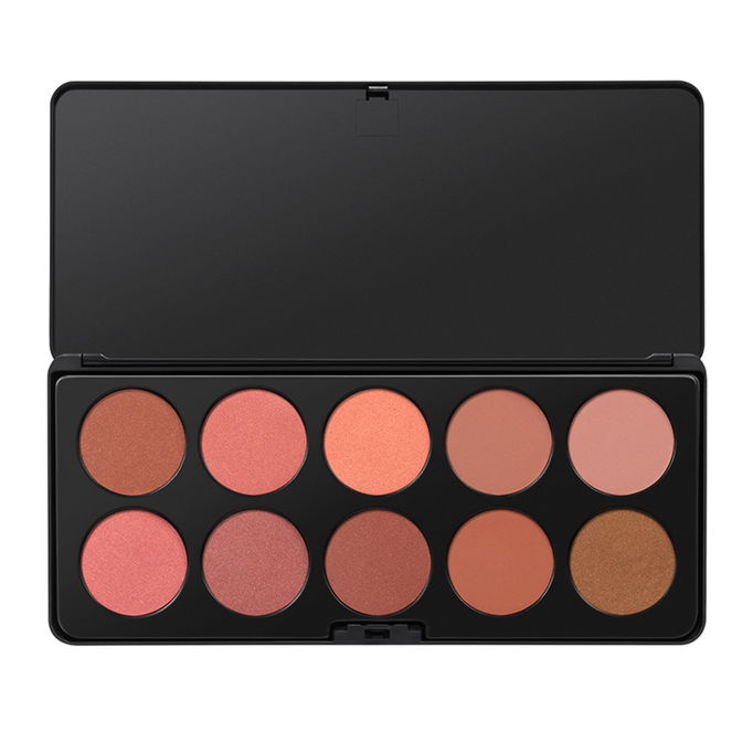 BH Cosmetics Nude Blush 10 Color Blush Palette