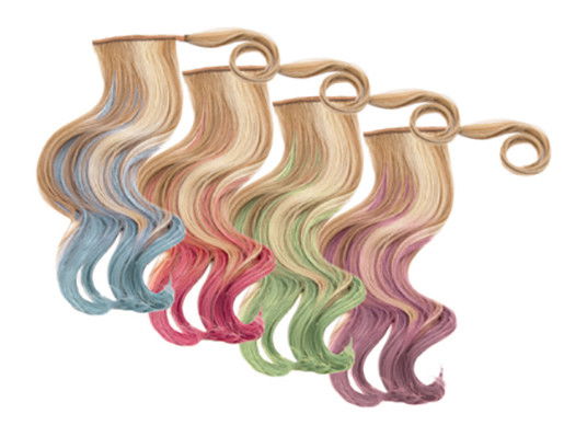 Hairdo 23" Color Splash Wrap Around Pink Pony