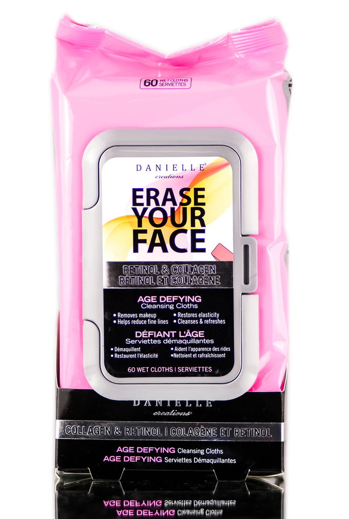 Danielle Creations Erase Your Face Retinol & Collagen Age Defying Cleansing Cloths-image1 Danielle Creations Erase Your Face Retinol & Collagen Age Defying Cleansing Cloths-image1