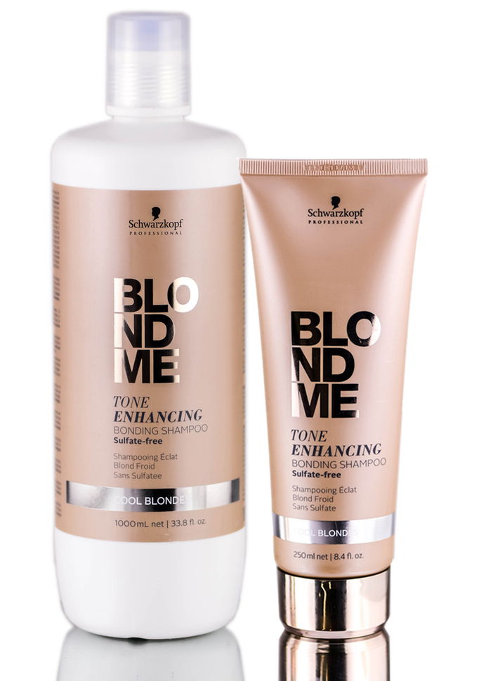 Schwarzkopf Pro BlondMe Tone Enhancing Cool Blonde Bonding Shampoo