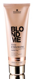 Schwarzkopf Pro BlondMe Tone Enhancing Warm Blonde Bonding Shampoo-image1 Schwarzkopf Pro BlondMe Tone Enhancing Warm Blonde Bonding Shampoo-image1