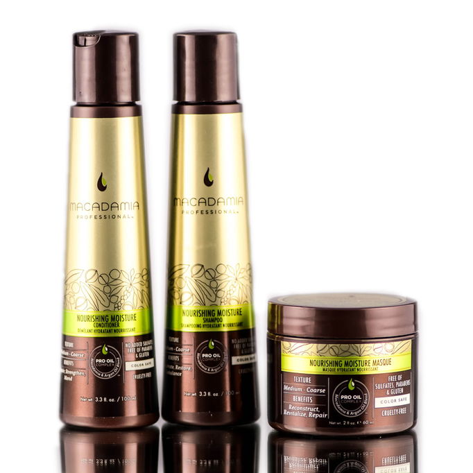 Macadamia Nourishing Moisture Travel Kit For Medium/Coarse Hair