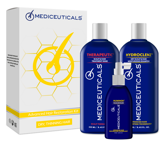 Mediceuticals Starter Kit Dry Scalp & Hair Formula for Men 3pc/8.5oz