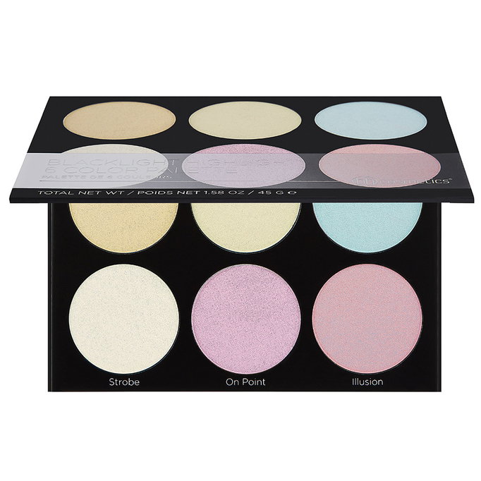 BH Cosmetics Blacklight Highlight 6 Color Palette-image1 BH Cosmetics Blacklight Highlight 6 Color Palette-image1