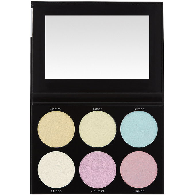 BH Cosmetics Blacklight Highlight 6 Color Palette-image2 BH Cosmetics Blacklight Highlight 6 Color Palette-image2