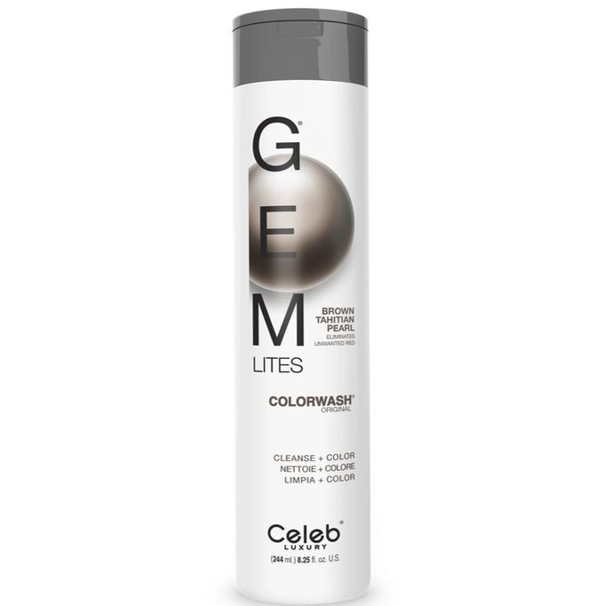 Celeb Luxury Gem Lites Tahitian Pearl Brassy Red Eliminator Colorwash Celeb Luxury Gem Lites Tahitian Pearl Brassy Red Eliminator Colorwash