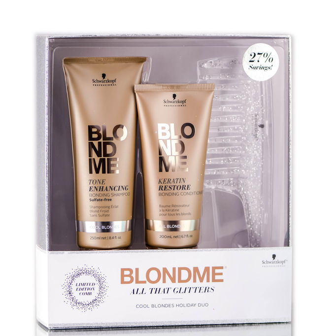 Schwarzkopf Professionals Blondme All That Glitters Cool Blondes Holiday Duo