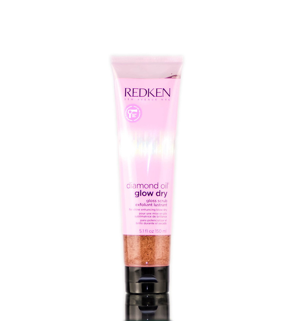 Redken Diamond Oil Glow Dry Gloss Scrub-image1 Redken Diamond Oil Glow Dry Gloss Scrub-image1