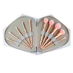 StinaFace Diamond Rainbow Rose Gold Brush Set