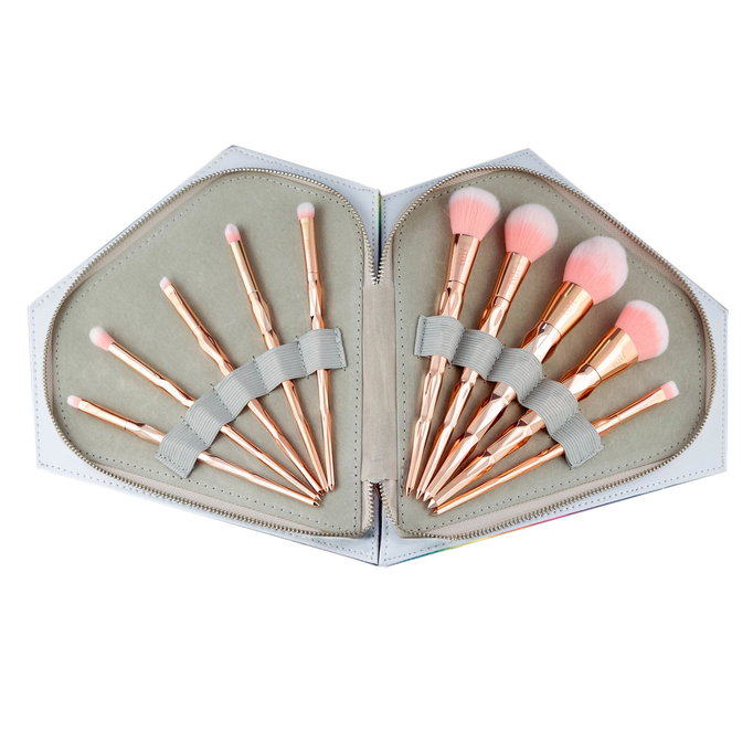 StinaFace Diamond Rainbow Rose Gold Brush Set-image3 StinaFace Diamond Rainbow Rose Gold Brush Set-image3