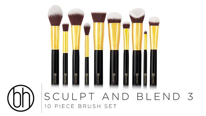 BH Cosmetics Sculpt and Blend 3 Brush Set