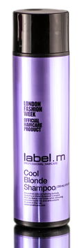 Label. M Haircare Cool Blonde Shampoo Label. M Haircare Cool Blonde Shampoo