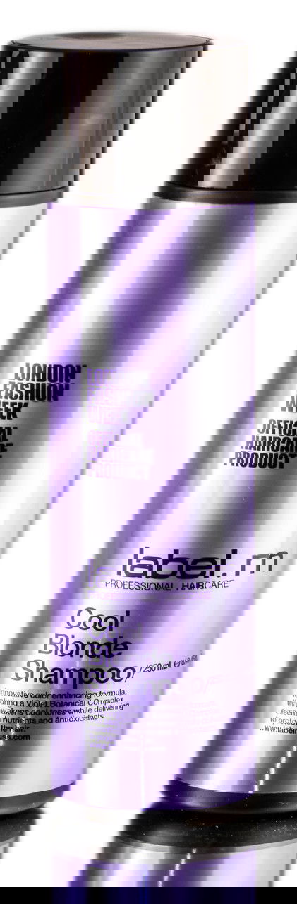 Label. M Haircare Cool Blonde Shampoo Label. M Haircare Cool Blonde Shampoo