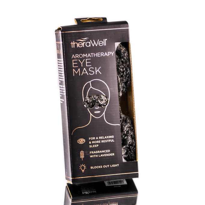 Upper Canada Soap TheraWell Faux Fur Aromatherapy Eye Mask-image1