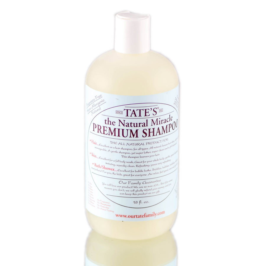 Tates The Natural Miracle Premium Shampoo - Fragrance Free-image1
