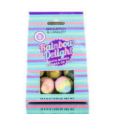 Upper Canada Soap Brompton & Langley Rainbow Delight Bath Bombs-image1