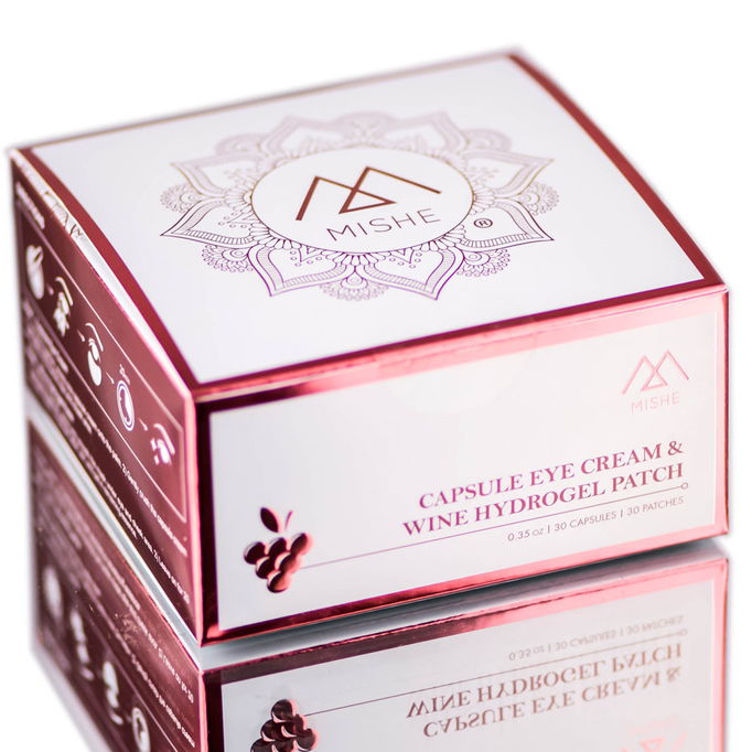 Mishe Capsule Eye Cream & Wine Hydrogel Patch