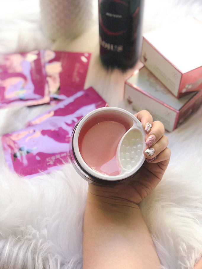 Mishe Capsule Eye Cream & Wine Hydrogel Patch