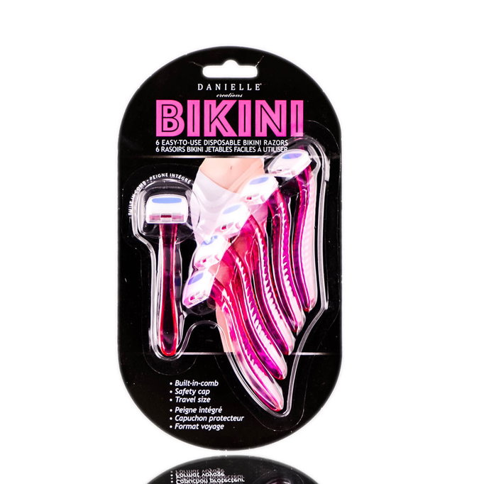Danielle Creations 6 Easy-To-Use Disposable Bikini Razors-image1 Danielle Creations 6 Easy-To-Use Disposable Bikini Razors-image1