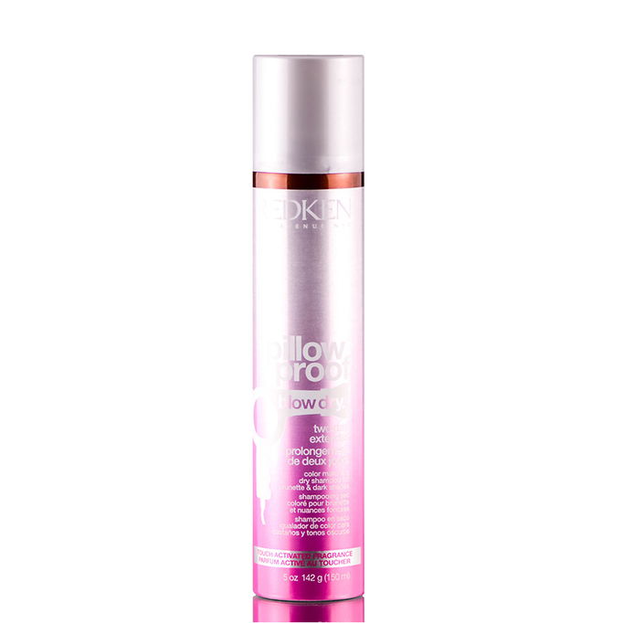 Redken Pillow Proof Blow Dry Two Day Extender Color Matching Dry Shampoo for Brunette and Dark Shades