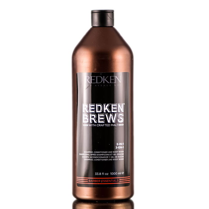 Redken Brews 3 in 1 Shampoo Conditioner and Body Wash