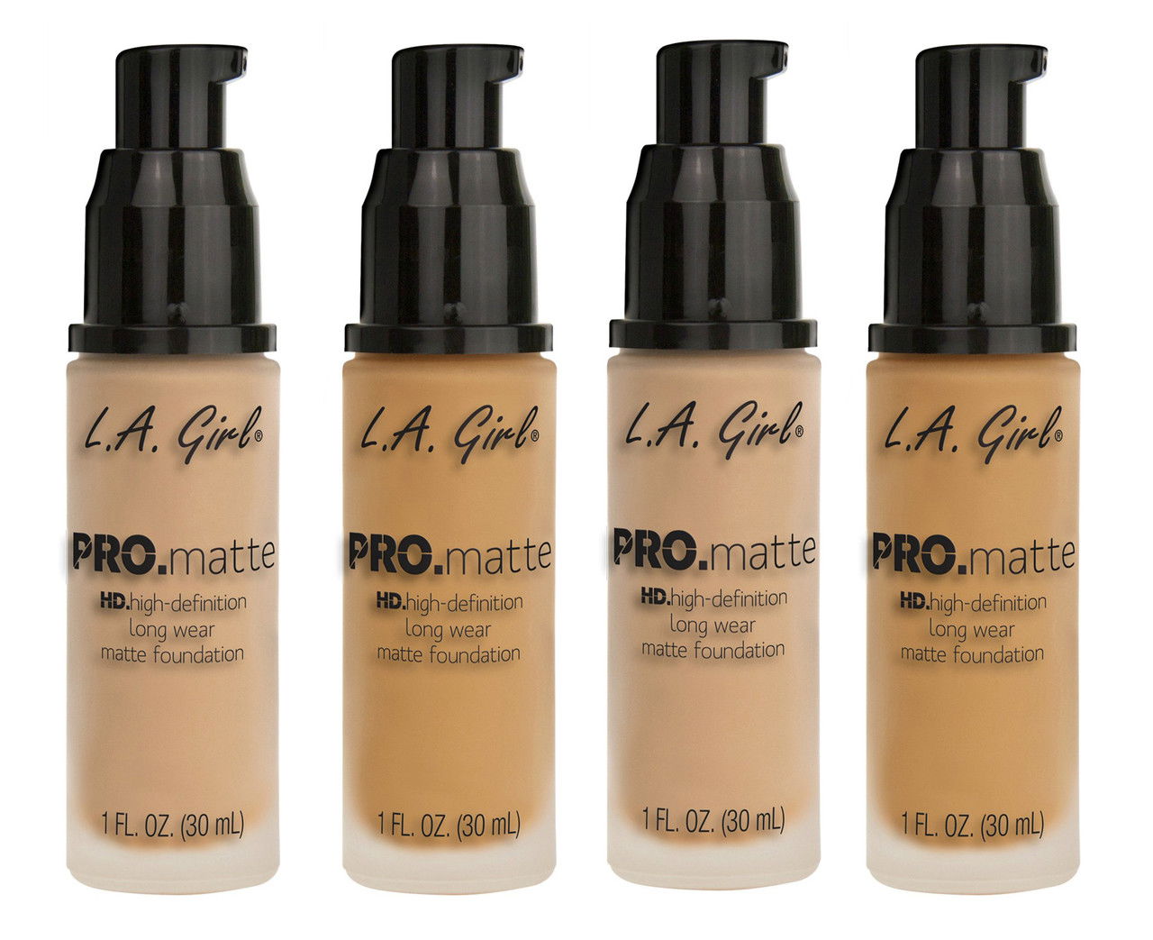 L.A. GIRL Pro Matte Foundation – Farbe Cafe, Mittlere Bis Volle Deckkraft, Mattierend, Langanhaltend