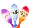 The Wet Brush Pro Watercolor Quote Detangle Brush