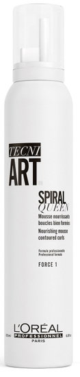 L'Oreal Professional Tecni Art SPIRAL QUEEN Nourishing Mousse Contoured Curls - Force 1-image1