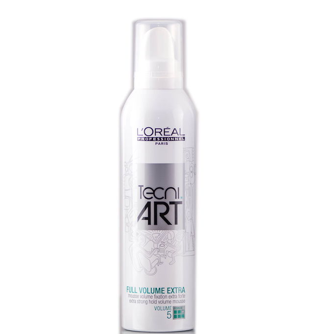 L'Oreal Tecni Art FULL VOLUME EXTRA - Extra Strong Hold Volume Mousse L'Oreal Tecni Art FULL VOLUME EXTRA - Extra Strong Hold Volume Mousse