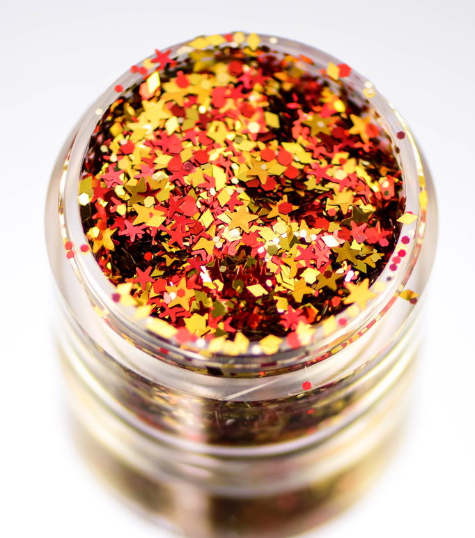 Stinaface Custom Chunky Glitter - Red & Gold-image1 Stinaface Custom Chunky Glitter - Red & Gold-image1