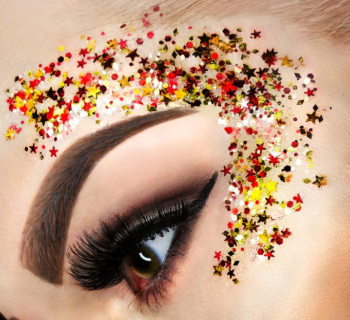 Stinaface Custom Chunky Glitter - Red & Gold-image3 Stinaface Custom Chunky Glitter - Red & Gold-image3