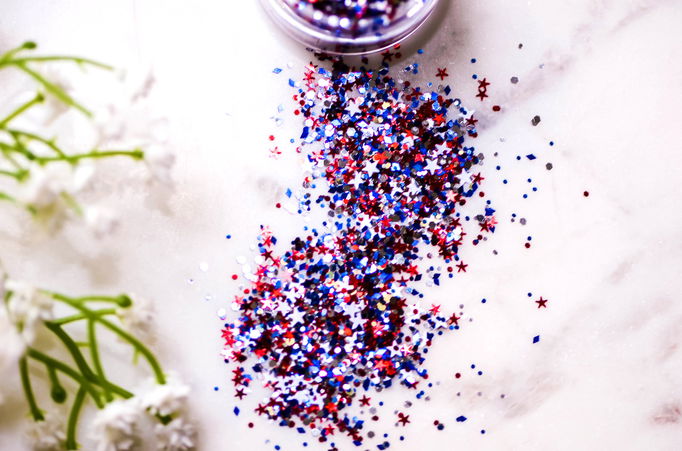 Stinaface Custom Chunky Glitter - Star Spangled