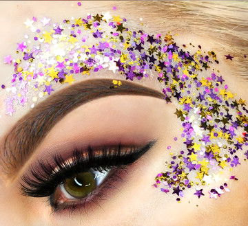 Stinaface Custom Chunky Glitter - Purple & Gold