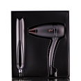 GHD Ultimate Travel Gift Set Black Platinum w/ Hairdryer