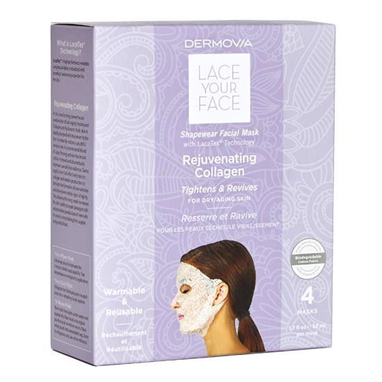 Dermovia Lace Your Face Facial Mask Rejuvenating Collagen