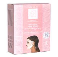 Dermovia Lace Your Face Facial Mask Hydrating Rose Water