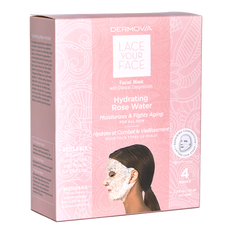 Dermovia Lace Your Face Facial Mask Hydrating Rose Water-image1