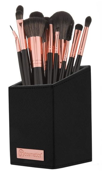 13 Piece, BH Cosmetics Signature Rose Gold Brush Set | SleekShop